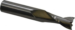 Onsrud - 1/2" Cutting Diam x 1-1/8" Length of Cut, 2 Flute, Upcut Spiral Router Bit - Uncoated, Right Hand Cut, Solid Carbide, 3" OAL x 1/2" Shank Diam, Double Edge, 30° Helix Angle - Exact Tooling