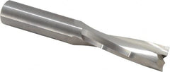 Onsrud - 1/2" Cutting Diam x 1-5/8" Length of Cut, 2 Flute, Upcut Spiral Router Bit - Uncoated, Right Hand Cut, Solid Carbide, 3-1/2" OAL x 1/2" Shank Diam, Double Edge, 11° Helix Angle - Exact Tooling