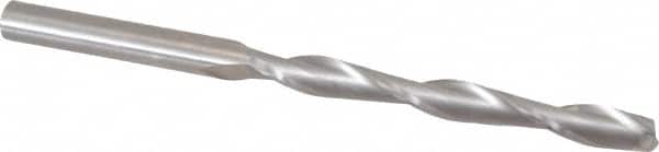 Onsrud - 3/8" Cutting Diam x 3-1/2" Length of Cut, 2 Flute, Upcut Spiral Router Bit - Uncoated, Right Hand Cut, Solid Carbide, 5" OAL x 3/8" Shank Diam, Double Edge, 25° Helix Angle - Exact Tooling