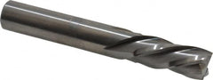 Onsrud - 1/2" Cutting Diam x 1-1/8" Length of Cut, 4 Flute, Downcut Spiral Router Bit - Uncoated, Right Hand Cut, Solid Carbide, 3-1/2" OAL x 1/2" Shank Diam, Four Edge, 30° Helix Angle - Exact Tooling