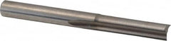 Onsrud - 1/4" Diam, 1/4" Shank Diam, 1" Length of Cut, 2 Flute Double Edge Straight Router Bit - 2-1/2" Overall Length, Left Hand Cut, Solid Carbide - Exact Tooling