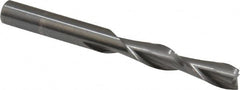 Onsrud - 1/4" Cutting Diam x 1" Length of Cut, 2 Flute, Downcut Spiral Router Bit - Uncoated, Left Hand Cut, Solid Carbide, 2-1/2" OAL x 1/4" Shank Diam, Double Edge, 30° Helix Angle - Exact Tooling