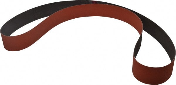 3M - 2" Wide x 72" OAL, 120 Grit, Ceramic Abrasive Belt - Ceramic, Fine, Coated, YF Weighted Cloth Backing, Wet/Dry, Series 777F - Exact Tooling