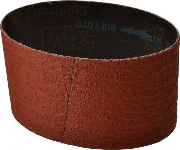 3M - 3-1/2" Wide x 15-1/2" OAL, 36 Grit, Ceramic Abrasive Belt - Ceramic, Very Coarse, Coated, YF Weighted Cloth Backing, Wet/Dry, Series 777F - Exact Tooling