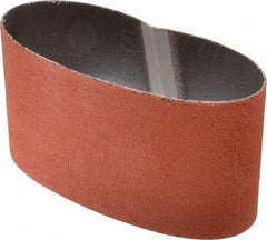 3M - 3-1/2" Wide x 15-1/2" OAL, 50 Grit, Ceramic Abrasive Belt - Ceramic, Coarse, Coated, YF Weighted Cloth Backing, Wet/Dry, Series 777F - Exact Tooling