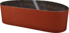 3M - 6" Wide x 48" OAL, 60 Grit, Ceramic Abrasive Belt - Ceramic, Medium, Coated, YF Weighted Cloth Backing, Wet/Dry, Series 777F - Exact Tooling