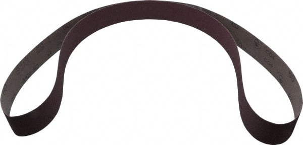 3M - 2" Wide x 72" OAL, 60 Grit, Aluminum Oxide Abrasive Belt - Aluminum Oxide, Medium, Coated, X Weighted Cloth Backing, Series 241D - Exact Tooling