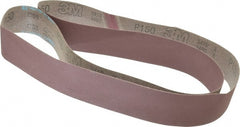 3M - 2" Wide x 72" OAL, 150 Grit, Aluminum Oxide Abrasive Belt - Aluminum Oxide, Very Fine, Coated, X Weighted Cloth Backing, Series 341D - Exact Tooling
