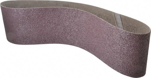 3M - 6" Wide x 48" OAL, 24 Grit, Aluminum Oxide Abrasive Belt - Aluminum Oxide, Very Coarse, Coated, X Weighted Cloth Backing, Series 341D - Exact Tooling