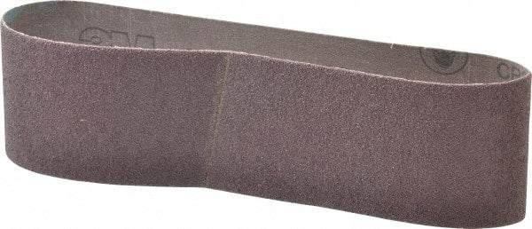 3M - 3" Wide x 24" OAL, 40 Grit, Aluminum Oxide Abrasive Belt - Aluminum Oxide, Coarse, Coated, X Weighted Cloth Backing, Series 341D - Exact Tooling