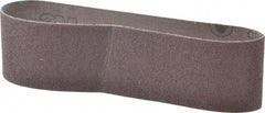 3M - 3" Wide x 24" OAL, 40 Grit, Aluminum Oxide Abrasive Belt - Aluminum Oxide, Coarse, Coated, X Weighted Cloth Backing, Series 341D - Exact Tooling