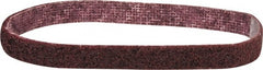 3M - 1/2" Wide x 12" OAL, Aluminum Oxide Abrasive Belt - Aluminum Oxide, Medium, Nonwoven, Series SC-BS - Exact Tooling