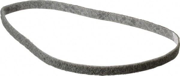 3M - 1/2" Wide x 24" OAL, Silicon Carbide Abrasive Belt - Silicon Carbide, Super Fine, Nonwoven, Series SC-BS - Exact Tooling