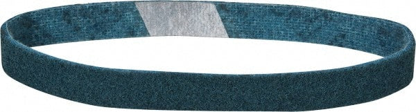 3M - 3/4" Wide x 18" OAL, Aluminum Oxide Abrasive Belt - Aluminum Oxide, Very Fine, Nonwoven, Series SC-BS - Exact Tooling
