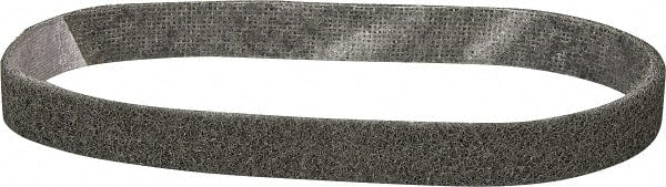 3M - 3/4" Wide x 18" OAL, Silicon Carbide Abrasive Belt - Silicon Carbide, Super Fine, Nonwoven, Series SC-BS - Exact Tooling