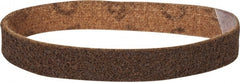 3M - 1" Wide x 18" OAL, Aluminum Oxide Abrasive Belt - Aluminum Oxide, Coarse, Nonwoven, Series SC-BS - Exact Tooling