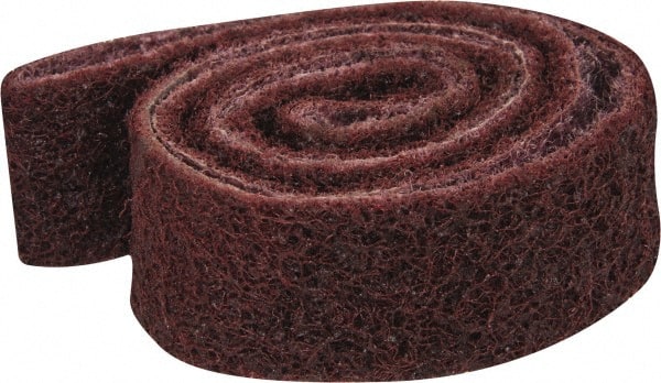3M - 1" Wide x 30" OAL, Aluminum Oxide Abrasive Belt - Aluminum Oxide, Medium, Nonwoven, Series SC-BS - Exact Tooling