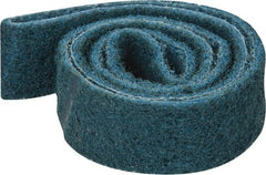 3M - 1" Wide x 30" OAL, Aluminum Oxide Abrasive Belt - Aluminum Oxide, Very Fine, Nonwoven, Series SC-BS - Exact Tooling