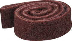 3M - 1" Wide x 42" OAL, Aluminum Oxide Abrasive Belt - Aluminum Oxide, Medium, Nonwoven, Series SC-BS - Exact Tooling