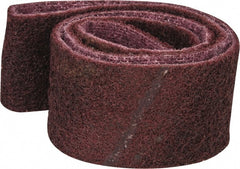3M - 2" Wide x 34" OAL, Aluminum Oxide Abrasive Belt - Aluminum Oxide, Medium, Nonwoven, Series SC-BS - Exact Tooling