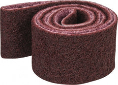3M - 2" Wide x 48" OAL, Aluminum Oxide Abrasive Belt - Aluminum Oxide, Medium, Nonwoven, Series SC-BS - Exact Tooling