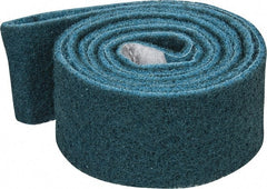 3M - 2" Wide x 60" OAL, Aluminum Oxide Abrasive Belt - Aluminum Oxide, Very Fine, Nonwoven, Series SC-BS - Exact Tooling