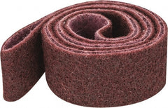 3M - 2" Wide x 72" OAL, Aluminum Oxide Abrasive Belt - Aluminum Oxide, Medium, Nonwoven, Series SC-BS - Exact Tooling