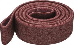 3M - 2" Wide x 132" OAL, Aluminum Oxide Abrasive Belt - Aluminum Oxide, Medium, Nonwoven, Series SC-BS - Exact Tooling
