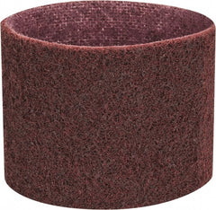 3M - 3" Wide x 10-11/16" OAL, Aluminum Oxide Abrasive Belt - Aluminum Oxide, Medium, Nonwoven, Series SC-BS - Exact Tooling