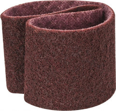3M - 3" Wide x 21" OAL, Aluminum Oxide Abrasive Belt - Aluminum Oxide, Medium, Nonwoven, Series SC-BS - Exact Tooling