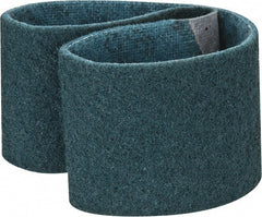 3M - 3" Wide x 24" OAL, Aluminum Oxide Abrasive Belt - Aluminum Oxide, Very Fine, Nonwoven, Series SC-BS - Exact Tooling