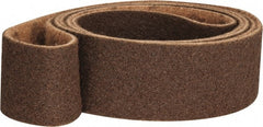 3M - 3" Wide x 132" OAL, Aluminum Oxide Abrasive Belt - Aluminum Oxide, Coarse, Nonwoven, Series SC-BS - Exact Tooling