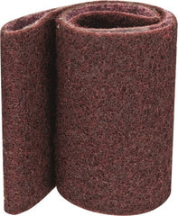3M - 4" Wide x 24" OAL, Aluminum Oxide Abrasive Belt - Aluminum Oxide, Medium, Nonwoven, Series SC-BS - Exact Tooling
