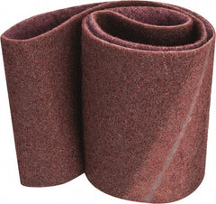 3M - 6" Wide x 48" OAL, Aluminum Oxide Abrasive Belt - Aluminum Oxide, Medium, Nonwoven, Series SC-BS - Exact Tooling
