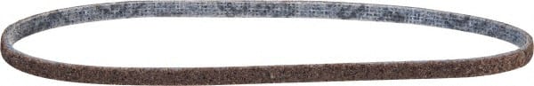 3M - 1/4" Wide x 18" OAL, Aluminum Oxide Abrasive Belt - Aluminum Oxide, Coarse, Nonwoven, Series SE-BS - Exact Tooling