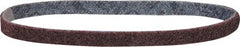 3M - 1/2" Wide x 18" OAL, Aluminum Oxide Abrasive Belt - Aluminum Oxide, Medium, Nonwoven, Series SE-BS - Exact Tooling