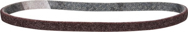 3M - 1/2" Wide x 24" OAL, Aluminum Oxide Abrasive Belt - Aluminum Oxide, Medium, Nonwoven, Series SE-BS - Exact Tooling