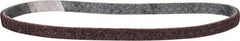 3M - 1/2" Wide x 24" OAL, Aluminum Oxide Abrasive Belt - Aluminum Oxide, Medium, Nonwoven, Series SE-BS - Exact Tooling