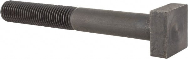 Gibraltar - 1-8 Thread, 4" Thread Length, 8" Length Under Head, Steel T Bolt - 1-11/16" Head Width x 11/16" Head Height, Grade 5 - Exact Tooling