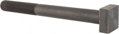Gibraltar - 1-8 Thread, 4" Thread Length, 10" Length Under Head, Steel T Bolt - 1-11/16" Head Width x 11/16" Head Height, Grade 5 - Exact Tooling