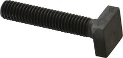 Gibraltar - 3/8-16 Thread, 1-3/4" Thread Length, 2" Length Under Head, Steel T Bolt - 11/16" Head Width x 1/4" Head Height, Grade 5 - Exact Tooling