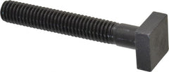 Gibraltar - 3/8-16 Thread, 2" Thread Length, 2-1/2" Length Under Head, Steel T Bolt - 11/16" Head Width x 1/4" Head Height, Grade 5 - Exact Tooling
