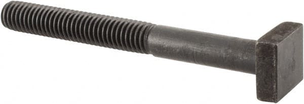 Gibraltar - 3/8-16 Thread, 2" Thread Length, 3-1/2" Length Under Head, Steel T Bolt - 11/16" Head Width x 1/4" Head Height, Grade 5 - Exact Tooling