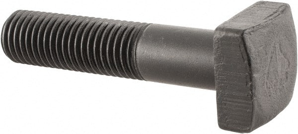 Gibraltar - 3/4-10 Thread, 2" Thread Length, 3-1/2" Length Under Head, Steel T Bolt - 1-5/16" Head Width x 17/32" Head Height, Grade 8 - Exact Tooling