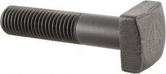 Gibraltar - 3/4-10 Thread, 2" Thread Length, 3-1/2" Length Under Head, Steel T Bolt - 1-5/16" Head Width x 17/32" Head Height, Grade 8 - Exact Tooling