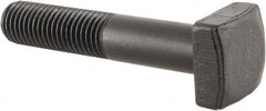 Gibraltar - 3/4-10 Thread, 2" Thread Length, 4" Length Under Head, Steel T Bolt - 1-5/16" Head Width x 17/32" Head Height, Grade 8 - Exact Tooling