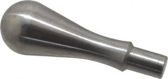 Gibraltar - 3/8" Press Fit Stem, Fixed Handwheel & Machine Handle - Carbon Steel Bulb Shape Handle, 9/16" Long Carbon Steel Stem, 2-11/16" OAL - Exact Tooling
