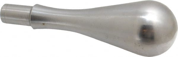 Gibraltar - 7/16" Press Fit Stem, Fixed Handwheel & Machine Handle - Carbon Steel Bulb Shape Handle, 11/16" Long Carbon Steel Stem, 3-29/32" OAL - Exact Tooling