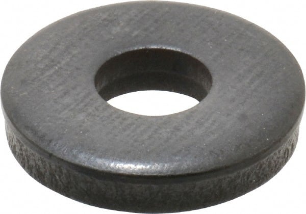 Gibraltar - M8 Screw, Grade 1010 Case Hardened Steel Extra Thick Flat Washer - 8.4mm ID x 22mm OD, 5mm Thick, Black Oxide Finish - Exact Tooling