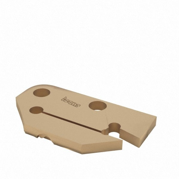 Iscar - Right Hand Cut, 5mm Insert Width, Cutoff & Grooving Support Blade for Indexables - 22mm Max Depth of Cut, 5.2mm Head Projection - Exact Tooling